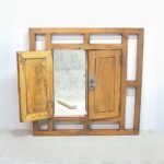 Mirror Window China DC5002, Luxurious design with real wood frame