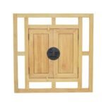 Mirror Window China DC5002, Luxurious design with real wood frame, view 5