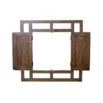 Mirror Window China DC5002, Luxurious design with real wood frame, view 9