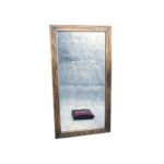 Mirror Triple Valley DC5011, Luxurious floor-standing mirror with real wood frame
