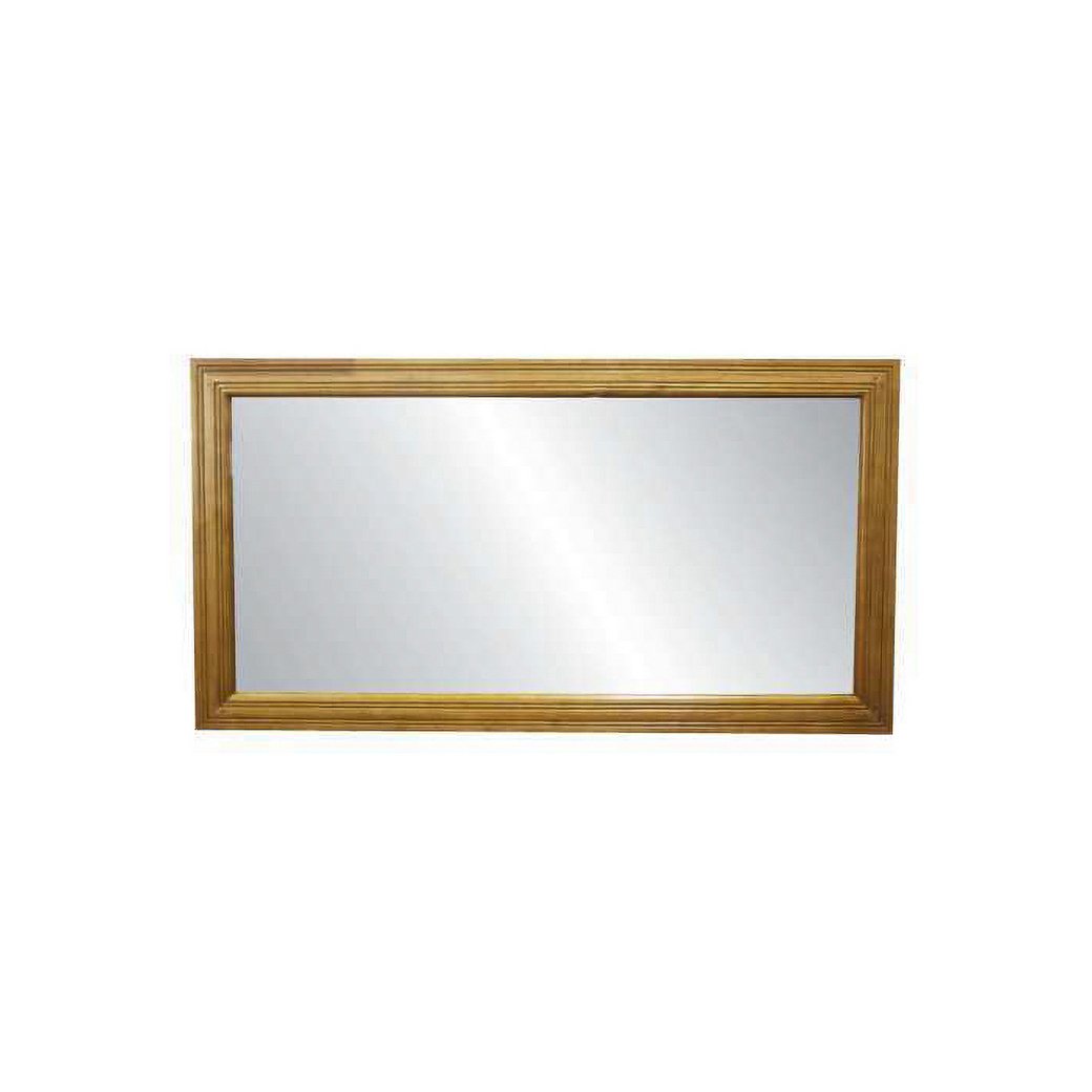 Mirror 2Hill DC5019, Modern design floor-standing mirror with real wood base
