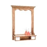 Mirror 2Drws DC5026, Solid wood mirror with drawers, luxurious design