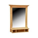 Mirror 2Drws DC5026, Solid wood mirror with drawers, luxurious design, view 2