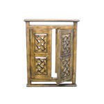 Mirror DC5027, Solid wood wall mirror with a simple and elegant design