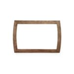 Mirror Style DC5033, Modern design real wood wall mirror