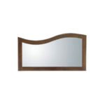 Mirror Waves DC5038, Genuine wood wall mirror with a luxurious wave design