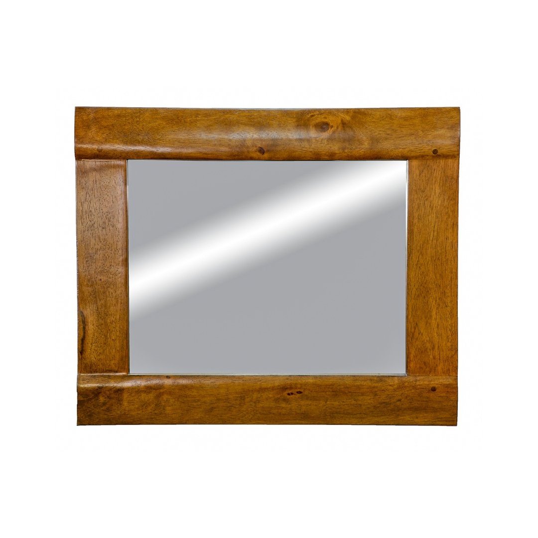 Mirror Smooth Border DC5040, Real wood wall mirror with a sleek, elegant frame, view 2