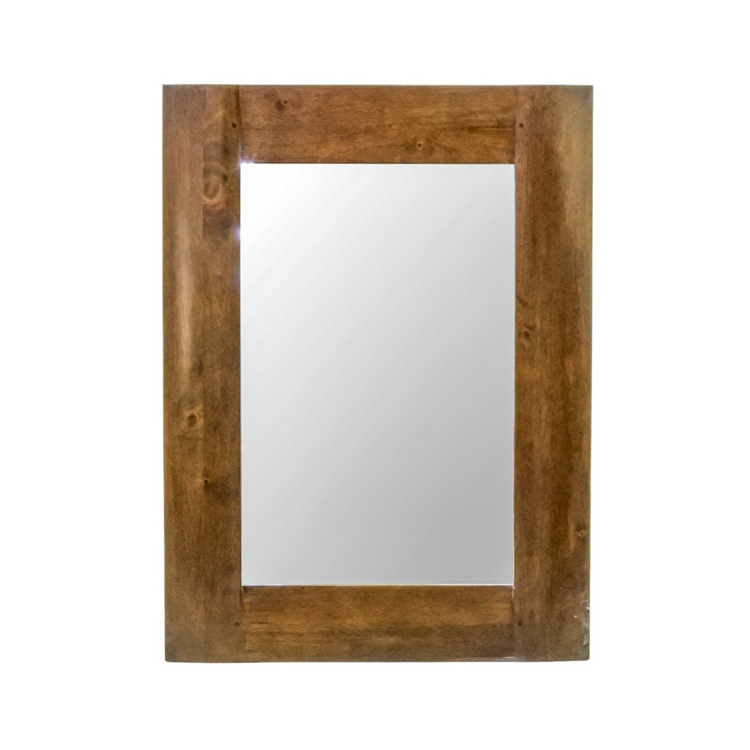 Mirror Smooth Border DC5042, Large, solid wood wall mirror with a smooth frame, view 2