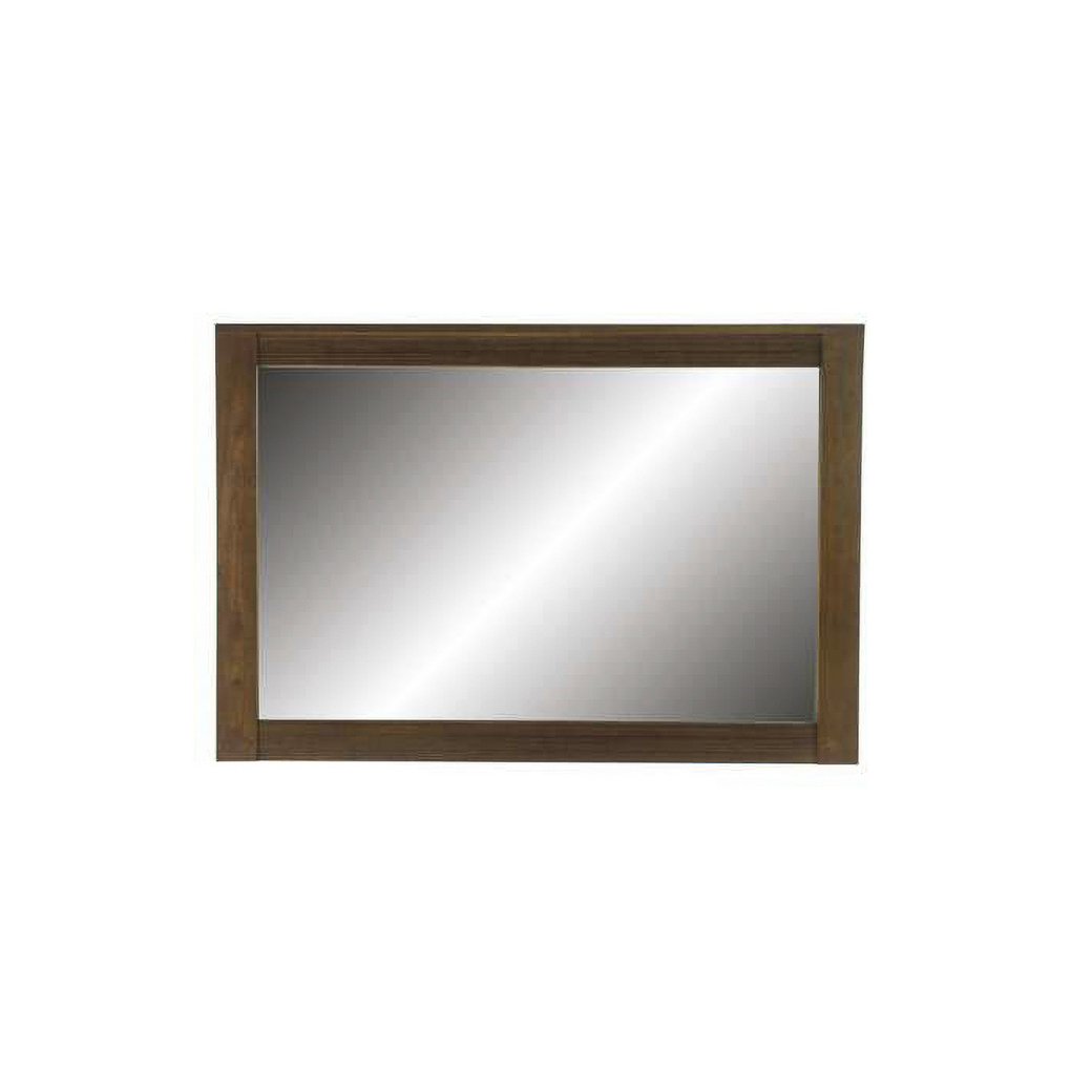 Mirror DC5052, Solid wood wall mirror with a simple and elegant design