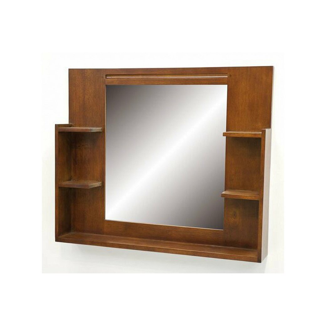 Mirror DC5063, Solid wood wall mirror with thick, medium-sized frame