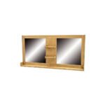 Mirror DC5068, Large, solid wood wall mirror with thick frame