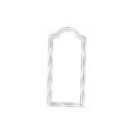 Mirror DC5069, Large, horizontal, real wood wall mirror