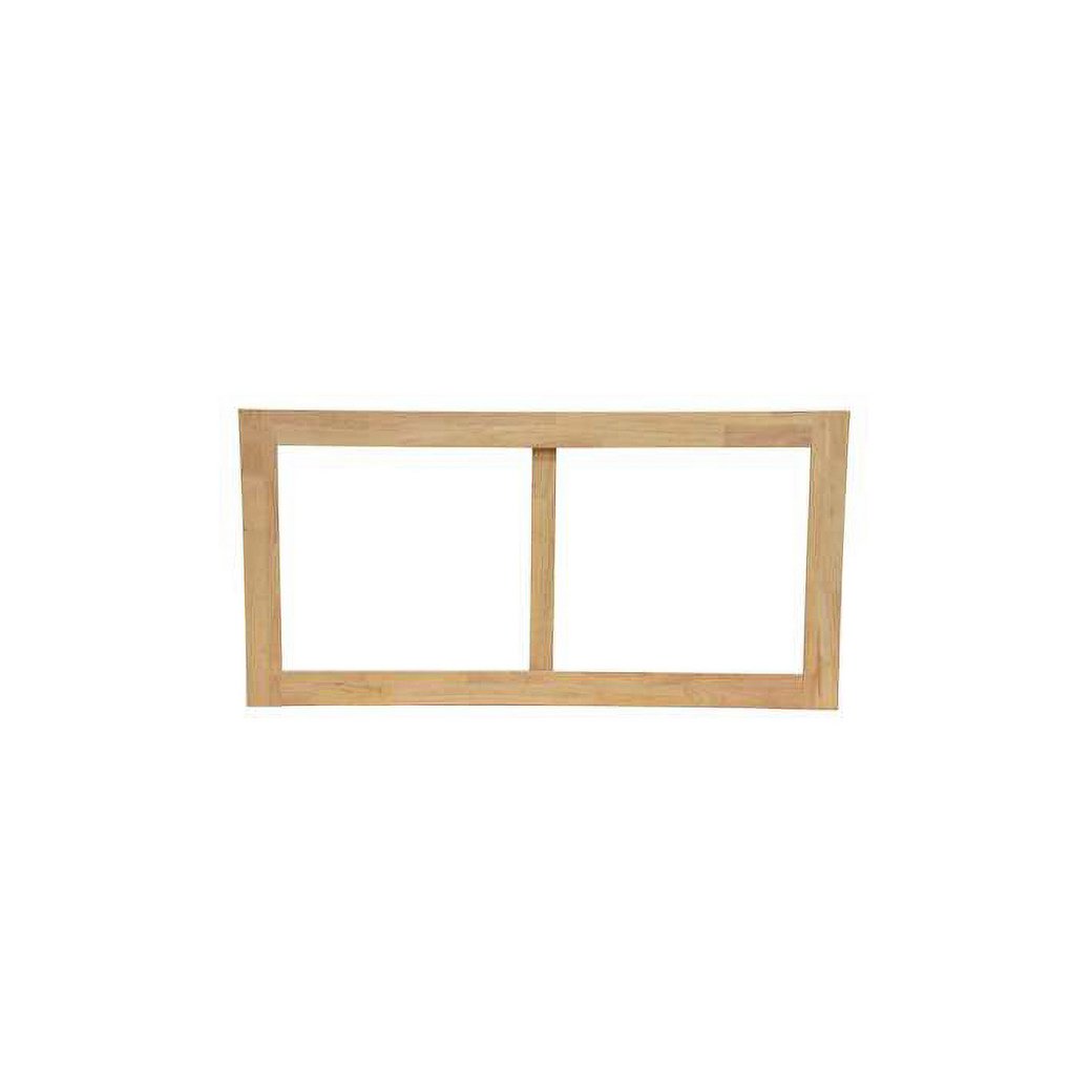 Mirror DC5085, Horizontal real wood wall mirror
