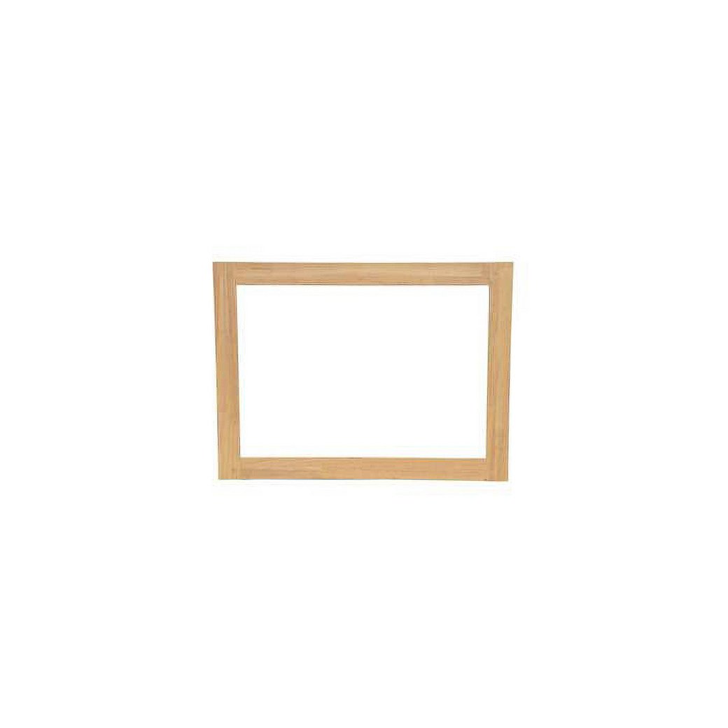 Mirror DC5086, Rectangular mirror with real wood frame, 60 cm