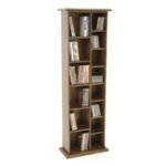 CD-DVD Rack DR2003, Tall, solid wood CD and DVD rack
