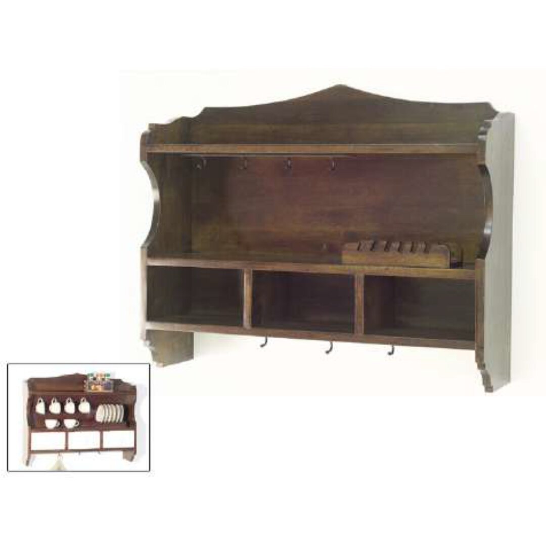 Breakfast Rack DR2006, Solid wood shelf with 3 drawers