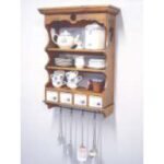 Kitchen Rack DR2011, Solid wood rack with 4 drawers