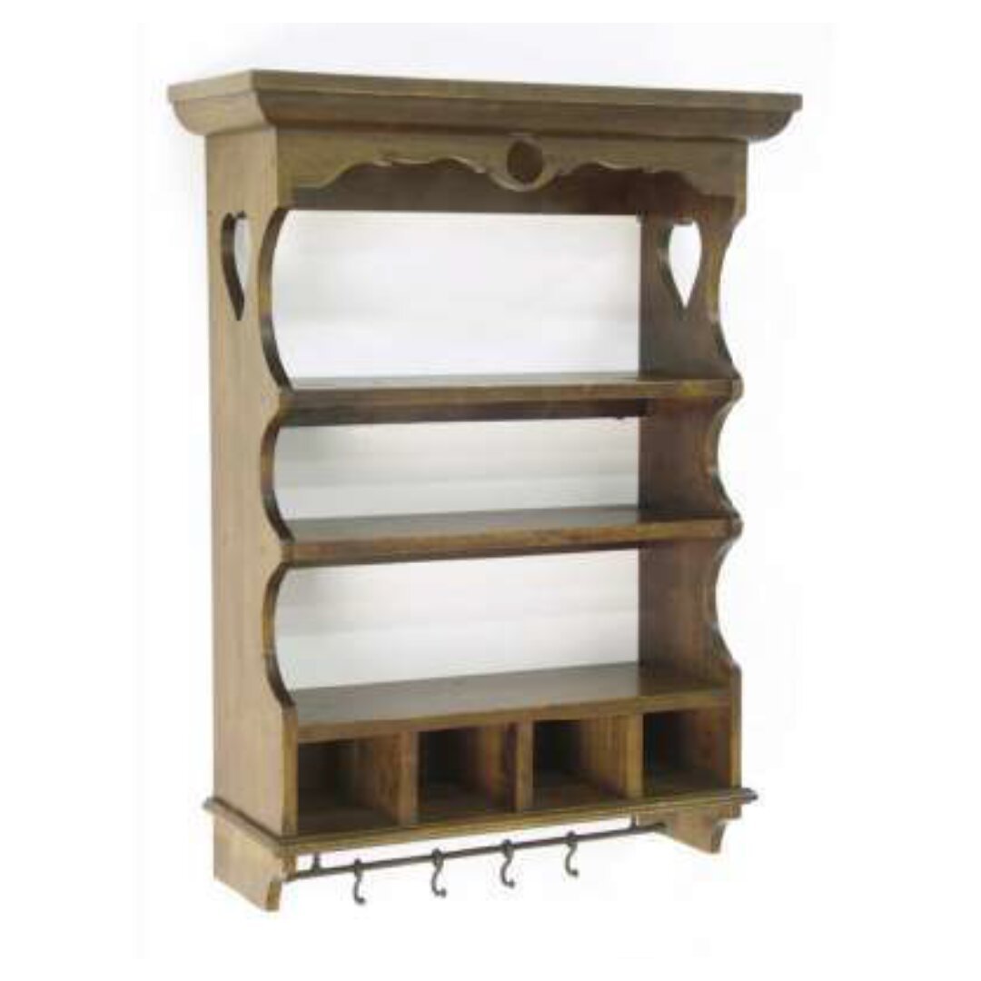 Kitchen Rack DR2011, Solid wood rack with 4 drawers, view 2