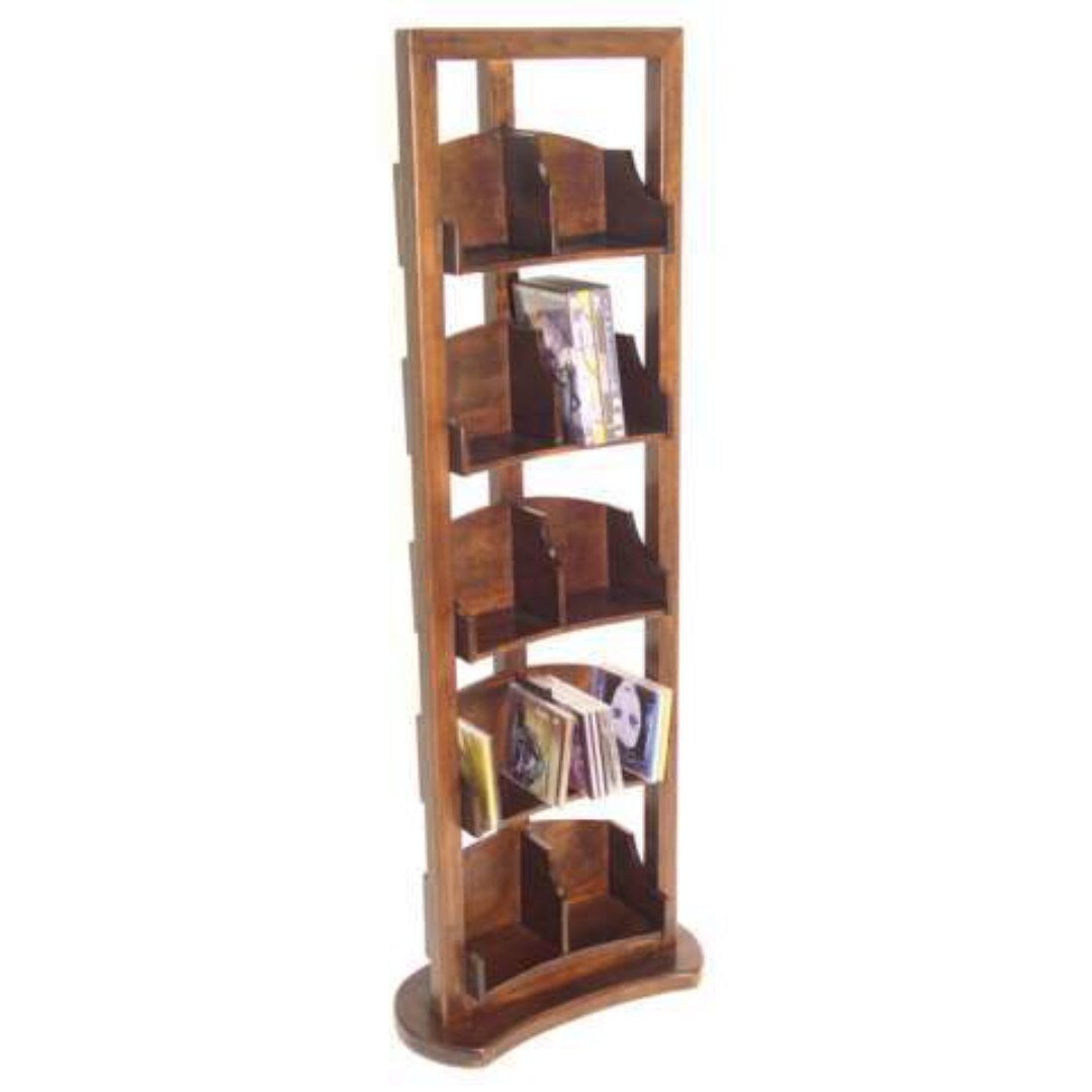 DVD Rack Double DR2015, Two-row solid wood DVD rack
