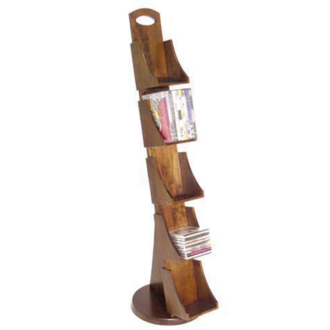CD/DVD Rack DR2017, Medium-sized, solid wood CD and DVD rack