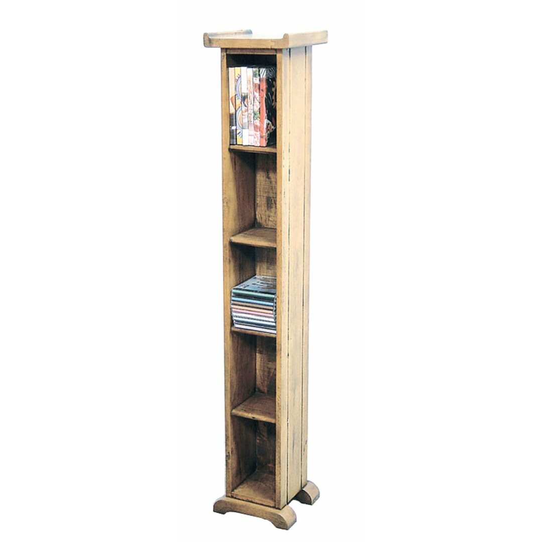 CD/DVD Rack DR2018, Tall, solid wood CD and DVD rack