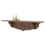 Wall Shelf DR2061, Solid wood wall shelf
