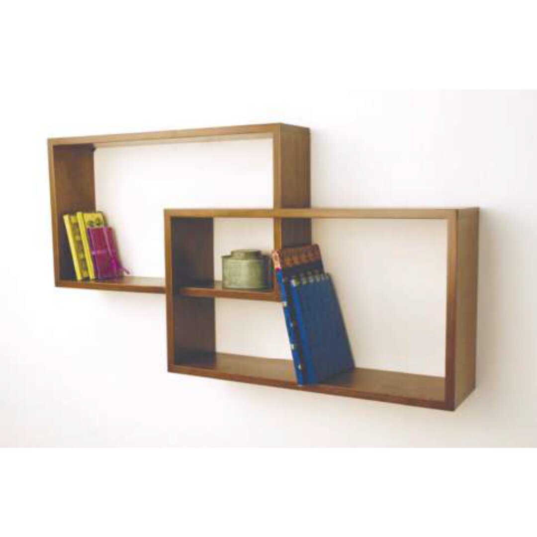 Wall Shelf DR2077, Minimalist design solid wood shelf