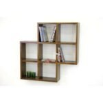 Wall Shelf DR2079, Solid Wood Shelf