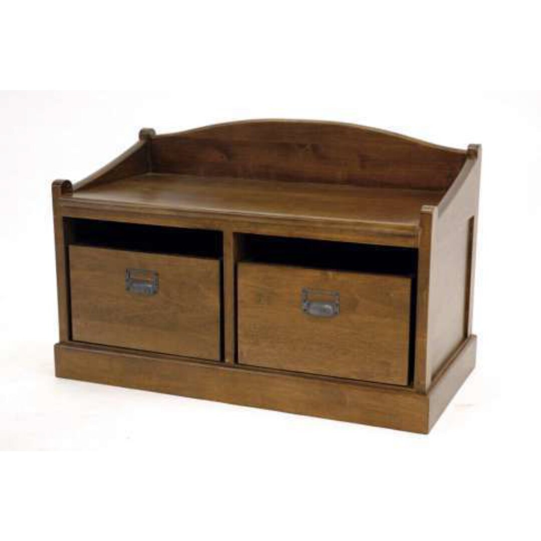 Shoes Bench DR2080, Solid wood shoe bench with 2 drawers