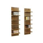 Wall Shelf Set DR2091, Set of two solid wood shelves