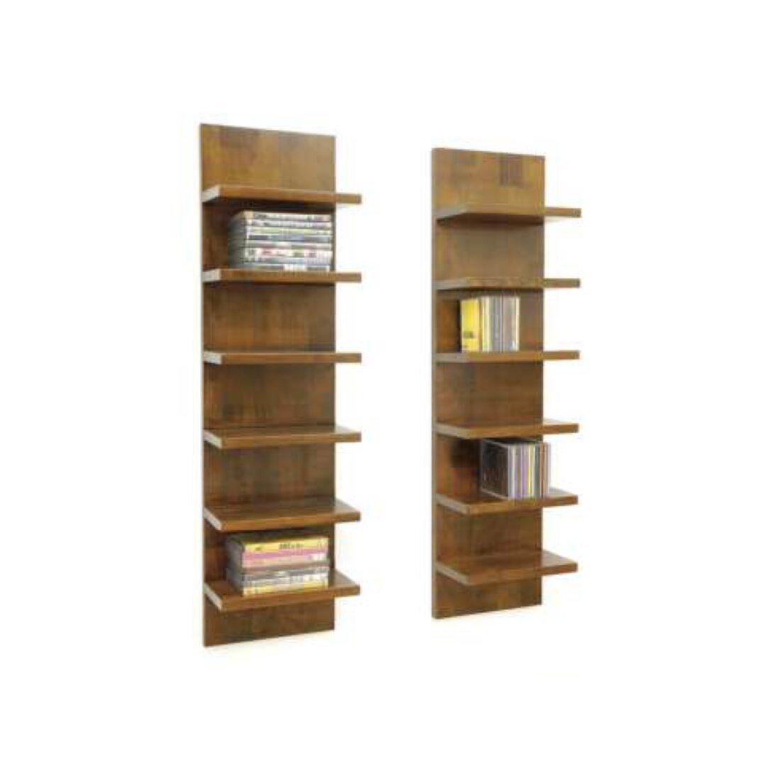 Wall Shelf Set DR2091, Set of two solid wood shelves