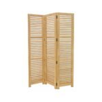 Screen DR2097, 3-panel real wood partition, view 5