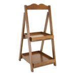 Folding Shelf DR2109, Foldable solid wood shelf