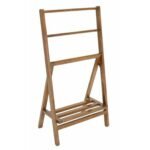 Folding Towel Rail DR2111, Genuine wood folding towel rail