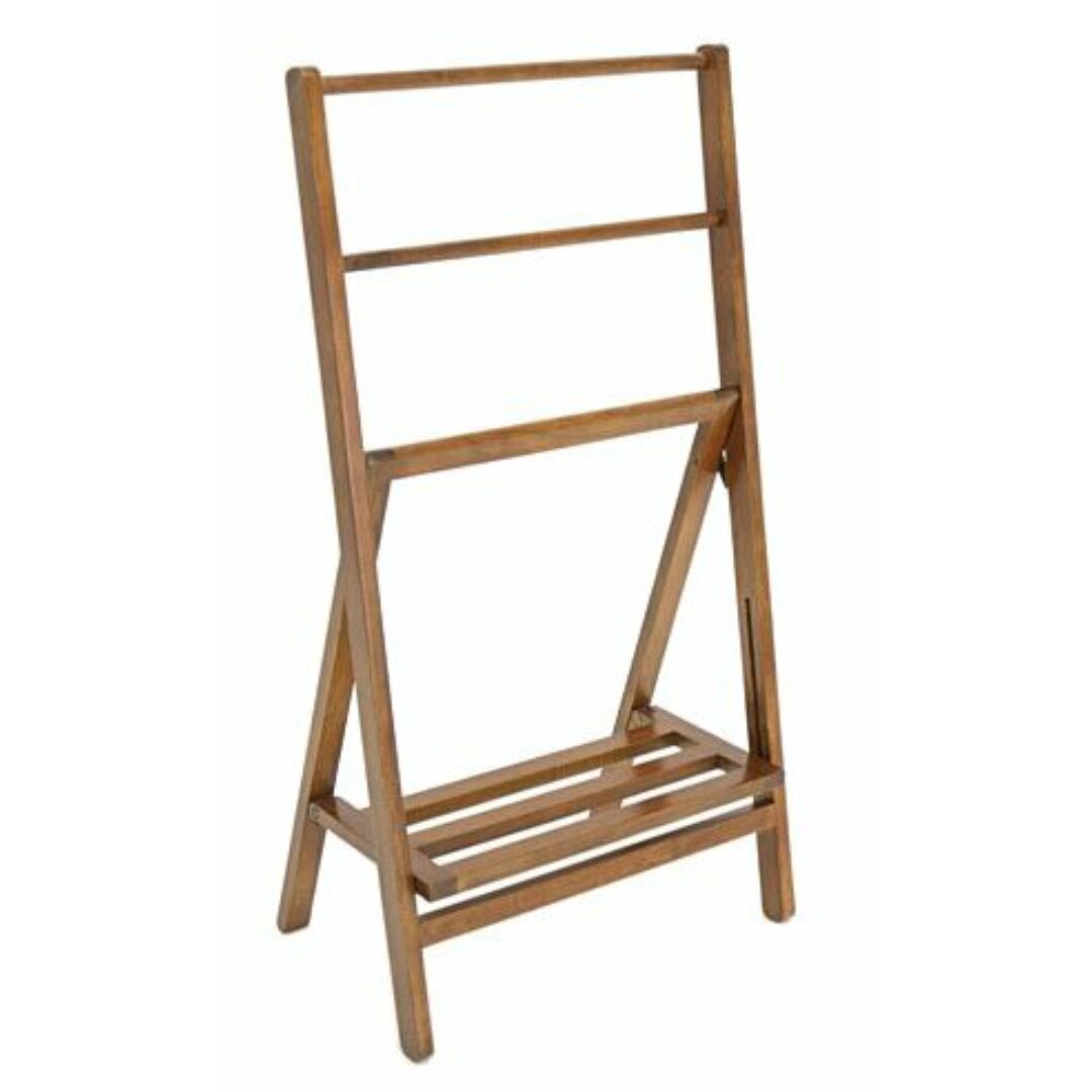 Folding Towel Rail DR2111, Genuine wood folding towel rail
