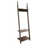 Clothes Hanging with Shelves DR2122KD, Solid wood clothes rack with shelves