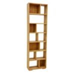 Standing Shelf DR2131, Tall solid wood shelf
