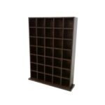 CD Rack DR2135, Tall, solid wood rack