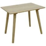 Square Table DR2148, Rectangular solid wood table