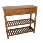 Console Table DR7001-1, Solid wood console table with 2 drawers