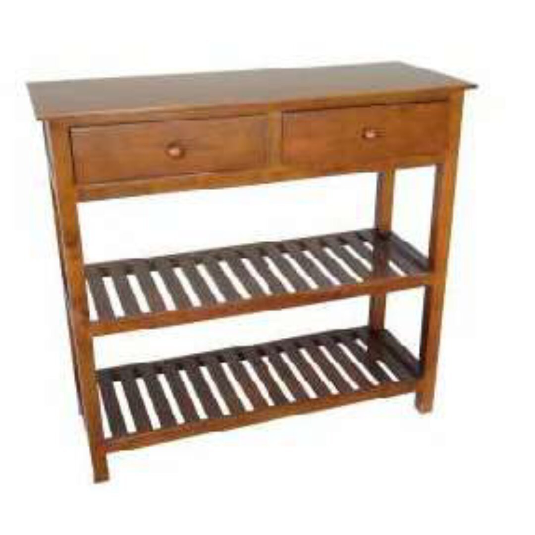 Console Table DR7001-1, Solid wood console table with 2 drawers