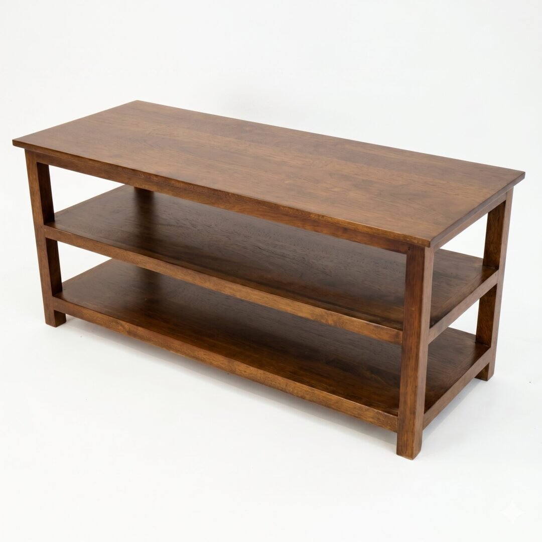 Console Table DR7006, Minimalist design solid wood console table