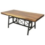 Dining Table MD6000KD, Solid Wood Dining Table