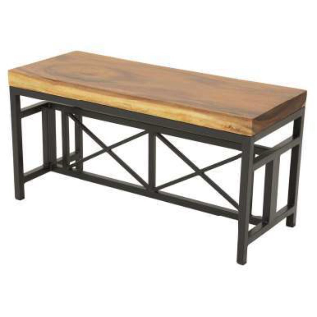 Bench MD6001-1KD, Minimalist design solid wood bench