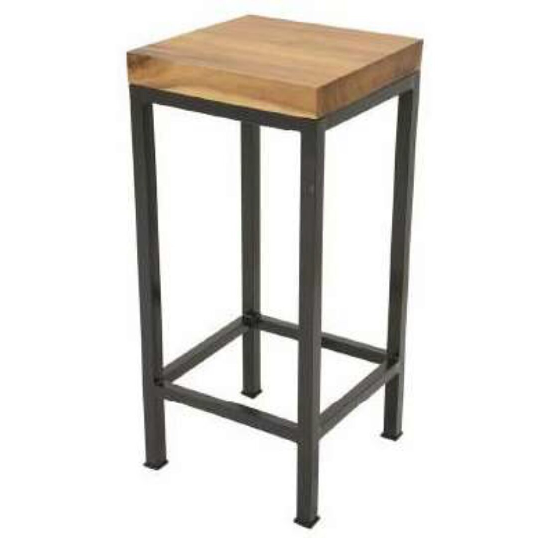 Bar Stool MD6004, Minimalist design solid wood bar stool