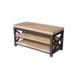 TV Furniture MD6009-1, Minimalist design solid wood TV stand