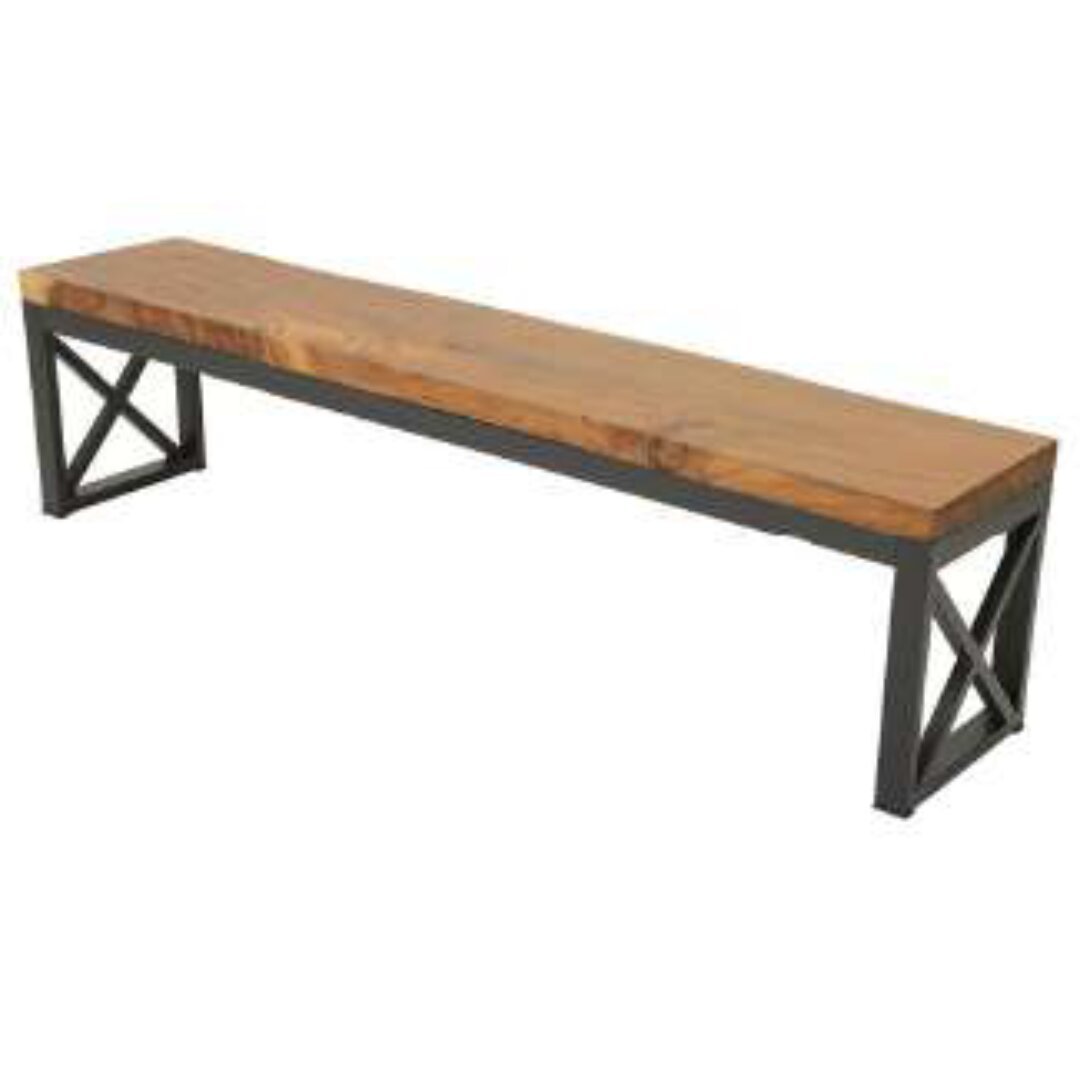 Bench MD6014KD, Minimalist design solid wood bench