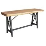 Bar Table MD6015KD-1, Minimalist design solid wood bar table