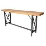 Bar Table MD6017KD, Minimalist design solid wood bar table