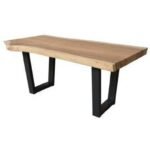 Table MD6020-2KD, Minimalist design solid wood table